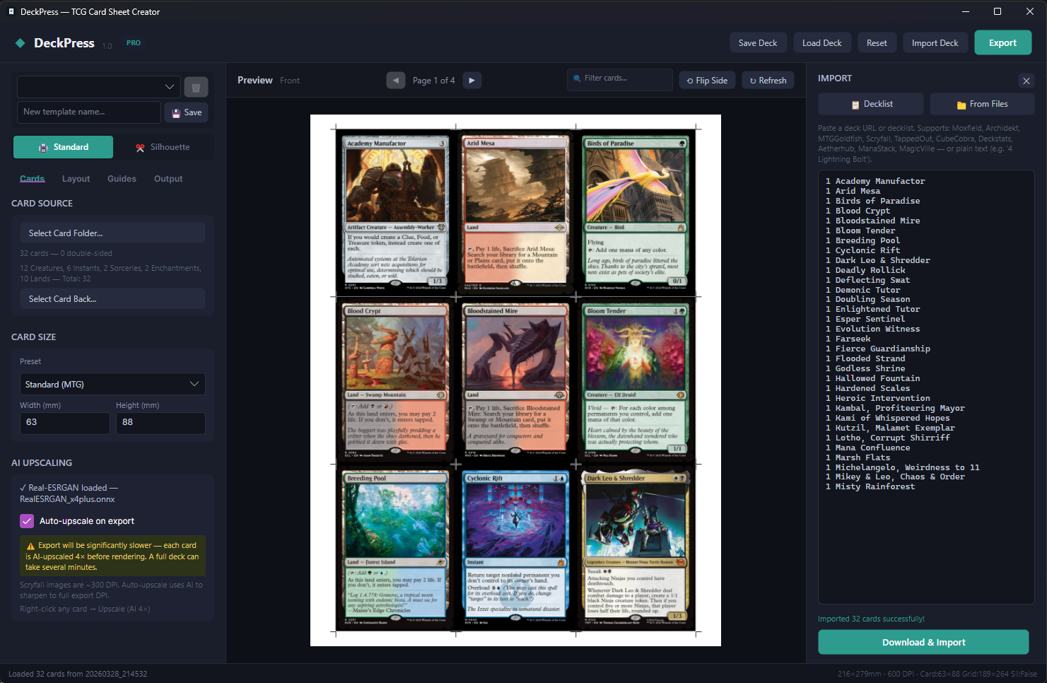 DeckPress Application